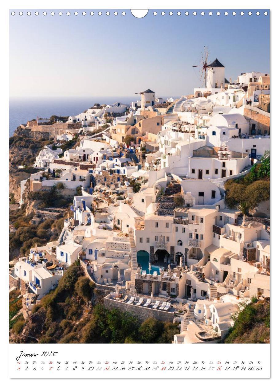 Bild: 9783457053485 | Insel des Lichts - Santorini (Wandkalender 2025 DIN A3 hoch),...