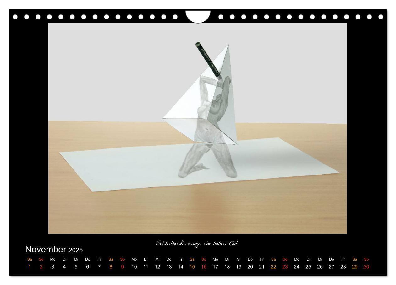 Bild: 9783435710690 | optische Täuschungen 2025 (Wandkalender 2025 DIN A4 quer), CALVENDO...