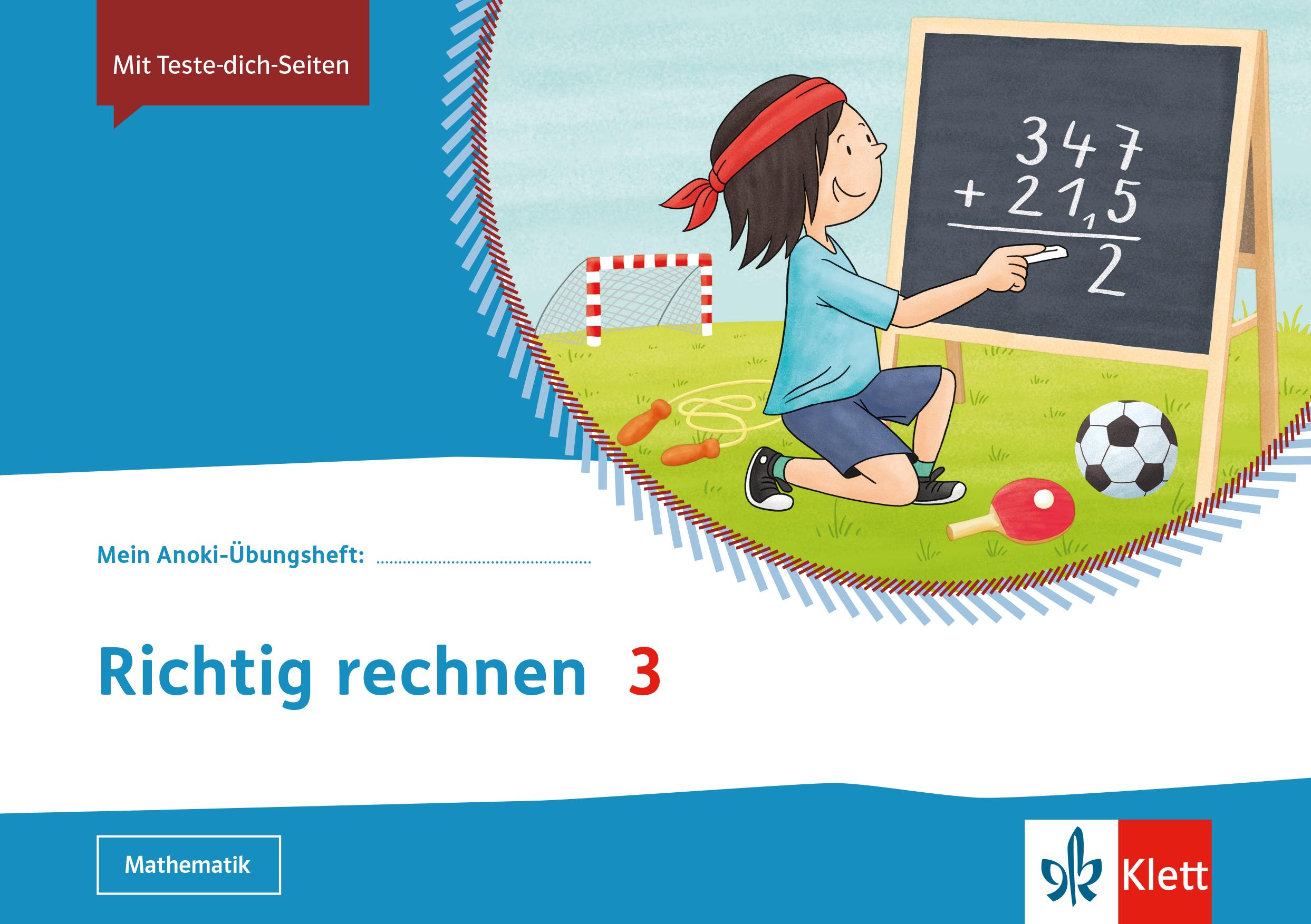 Cover: 9783121620883 | Mein Anoki-Übungsheft. Richtig rechnen 3. Übungsheft Klasse 3 | 88 S.