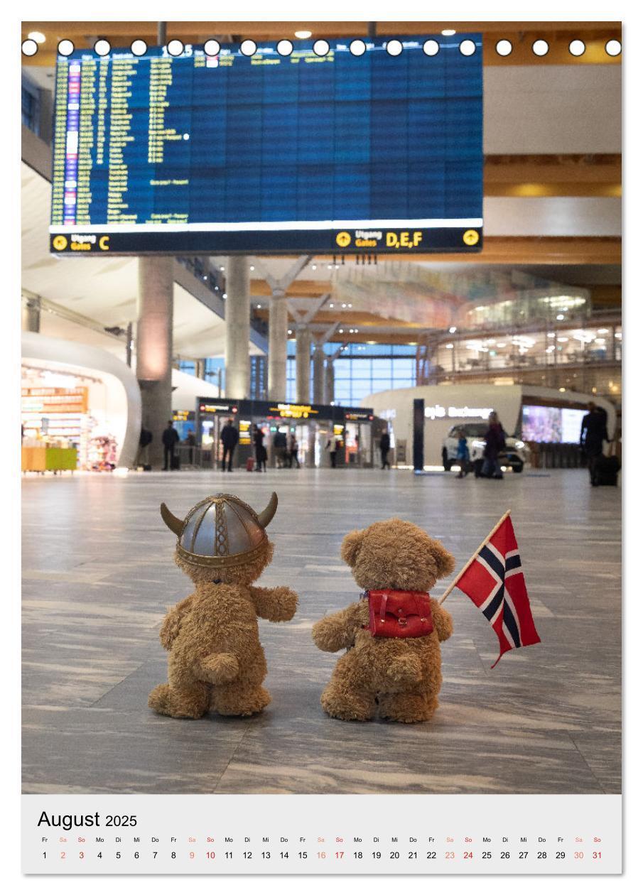 Bild: 9783435890262 | Travelling Teddy liebt es Bunt (Tischkalender 2025 DIN A5 hoch),...