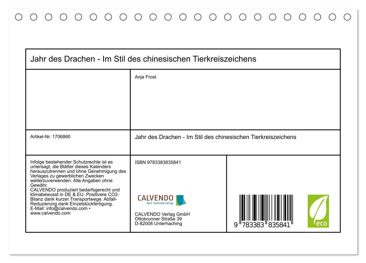 Bild: 9783383835841 | Jahr des Drachen - Im Stil des chinesischen Tierkreiszeichens...