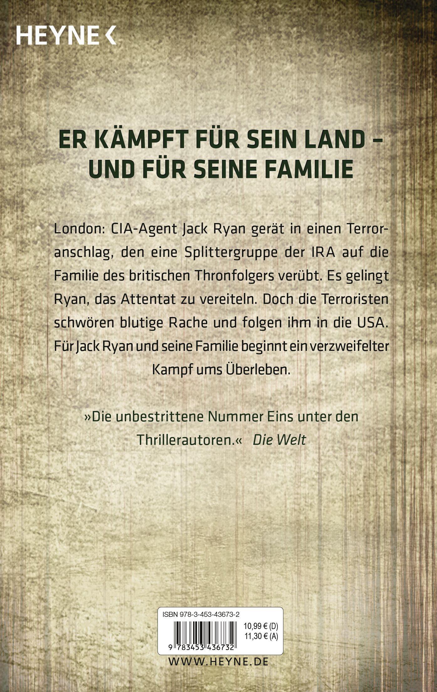 Bild: 9783453436732 | Die Stunde der Patrioten | Ein Jack Ryan Roman | Tom Clancy | Buch