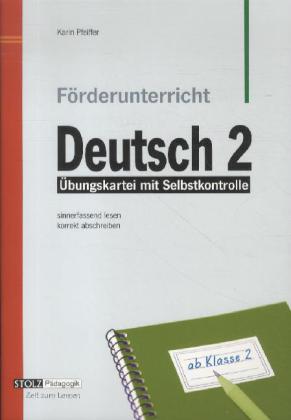 Cover: 9783897784529 | Förderunterricht Deutsch 2 | Karin Pfeiffer | Broschüre | 24 S. | 2012