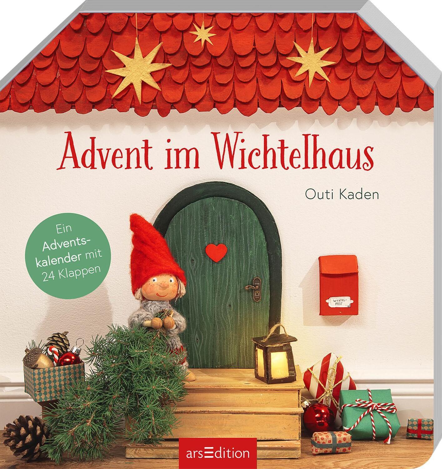 Cover: 9783845858593 | Advent im Wichtelhaus | Ein Adventskalender mit 24 Klappen | Kaden