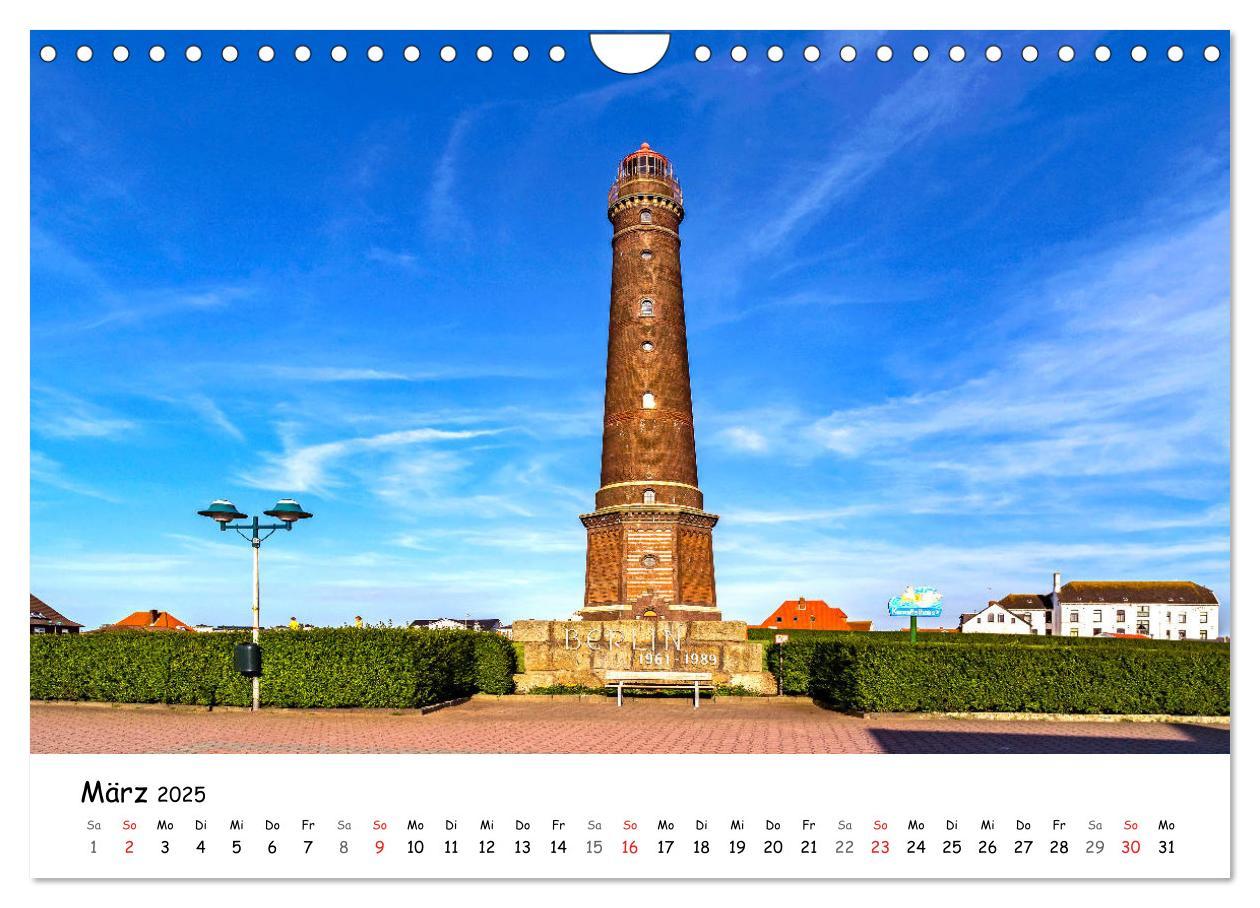 Bild: 9783435492992 | Borkum, bezaubernde Nordseeinsel (Wandkalender 2025 DIN A4 quer),...