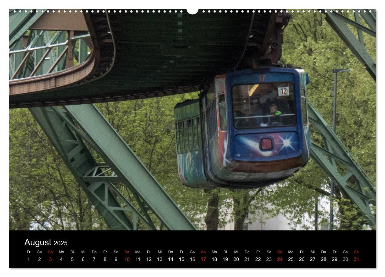 Bild: 9783435526864 | Die Wuppertaler Schwebebahn (Wandkalender 2025 DIN A2 quer),...