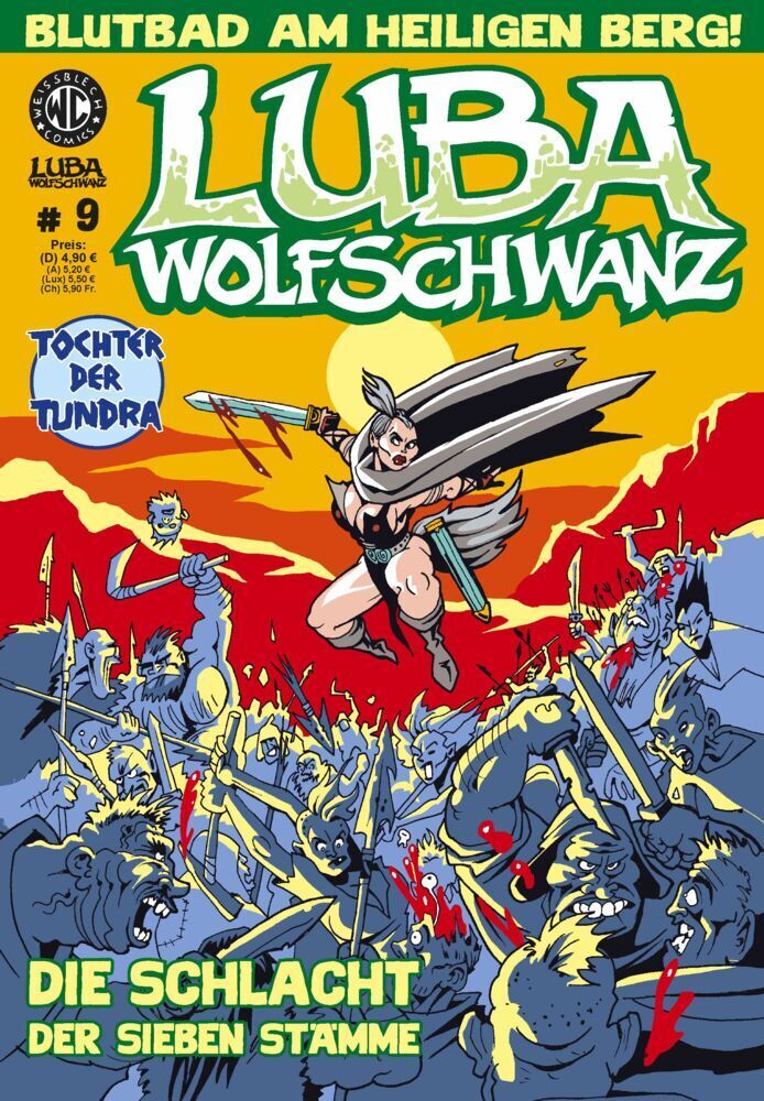 Cover: 9783869591148 | Luba Wolfschwanz 9 | Die Schlacht der sieben Stämme | Broschüre | 2023