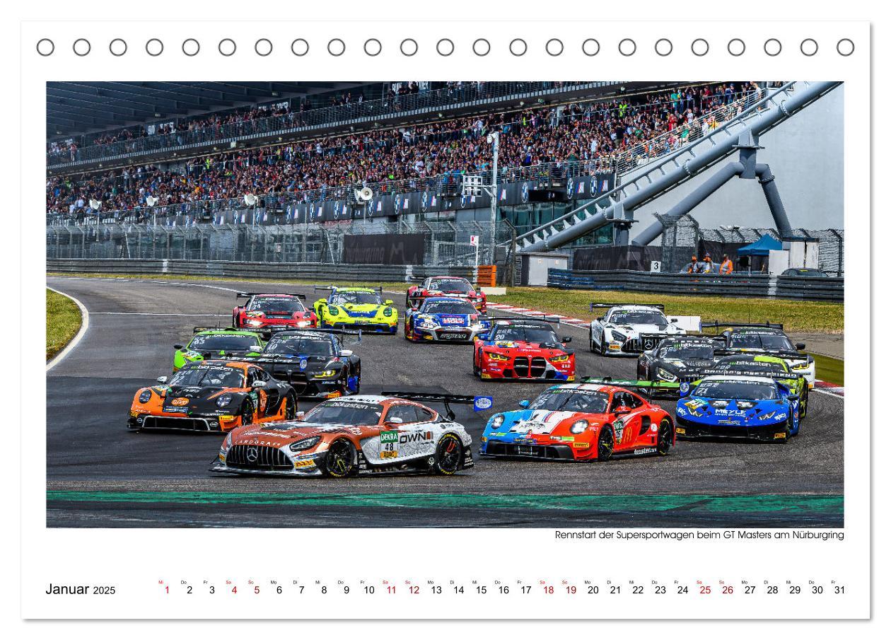 Bild: 9783457157091 | GT Masters am Nürburgring (Tischkalender 2025 DIN A5 quer),...