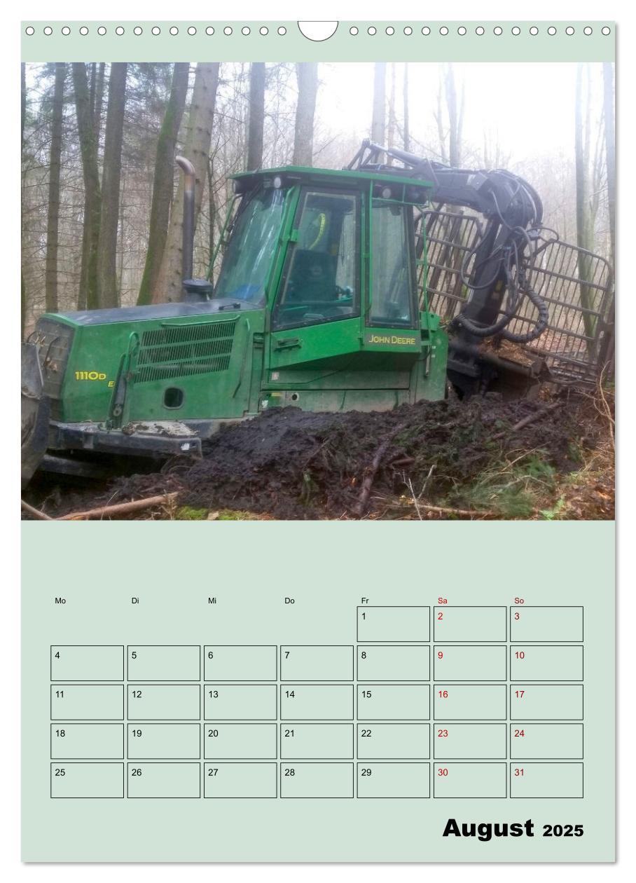 Bild: 9783383967276 | Forst-Maschinen der Forwarder im Einsatz (Wandkalender 2025 DIN A3...