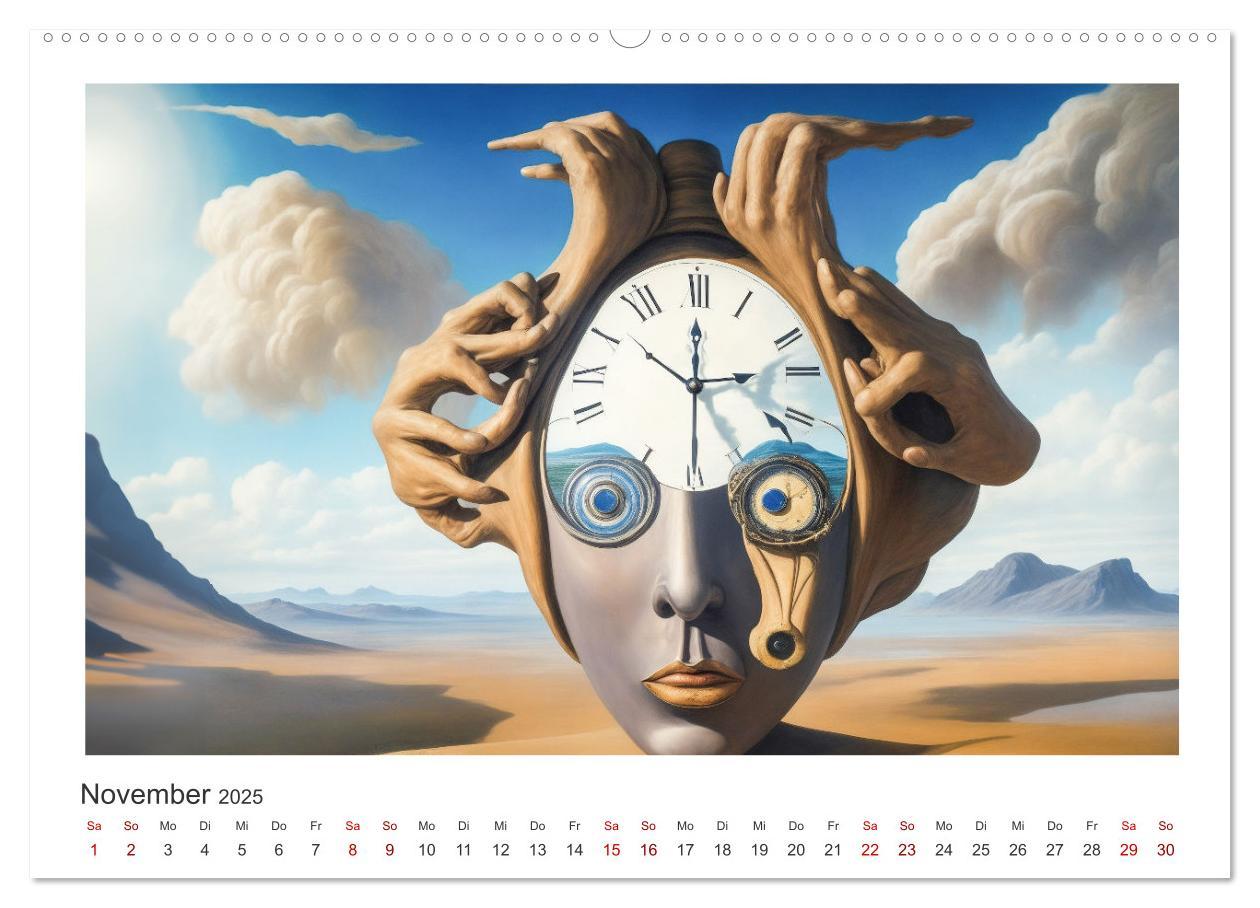 Bild: 9783383857744 | Zeit ist abstrakt (Wandkalender 2025 DIN A2 quer), CALVENDO...