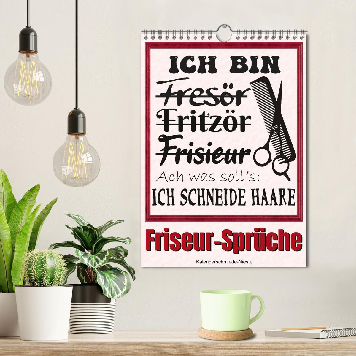 Bild: 9783435921140 | Friseur-Sprüche (Wandkalender 2025 DIN A4 hoch), CALVENDO...