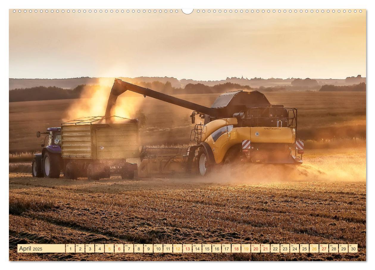 Bild: 9783435291342 | Giganten in der Landwirtschaft - Mähdrescher (Wandkalender 2025 DIN...