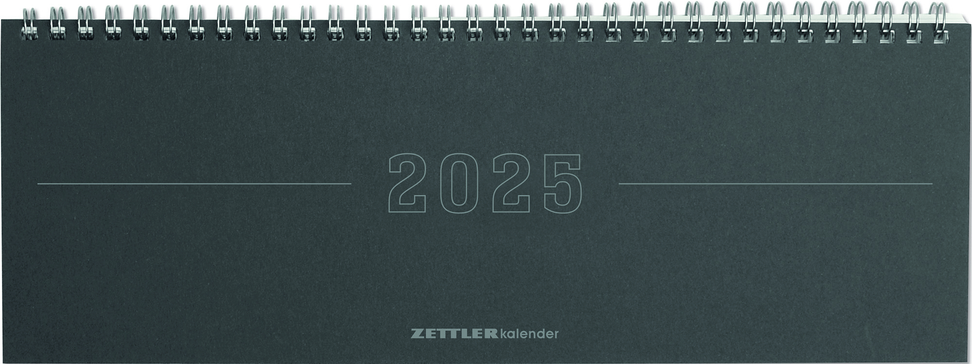 Cover: 4006928025961 | Zettler - Tisch-Querkalender Papyrus 2025 grau, 29,7x10,5cm,...