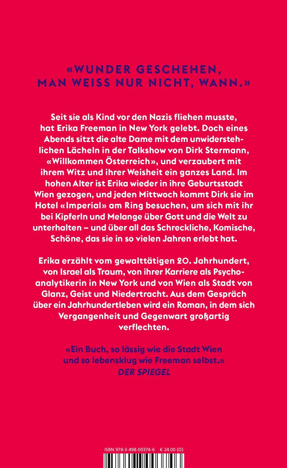 Rückseite: 9783498003746 | 'Mir geht's gut, wenn nicht heute, dann morgen.' | Dirk Stermann