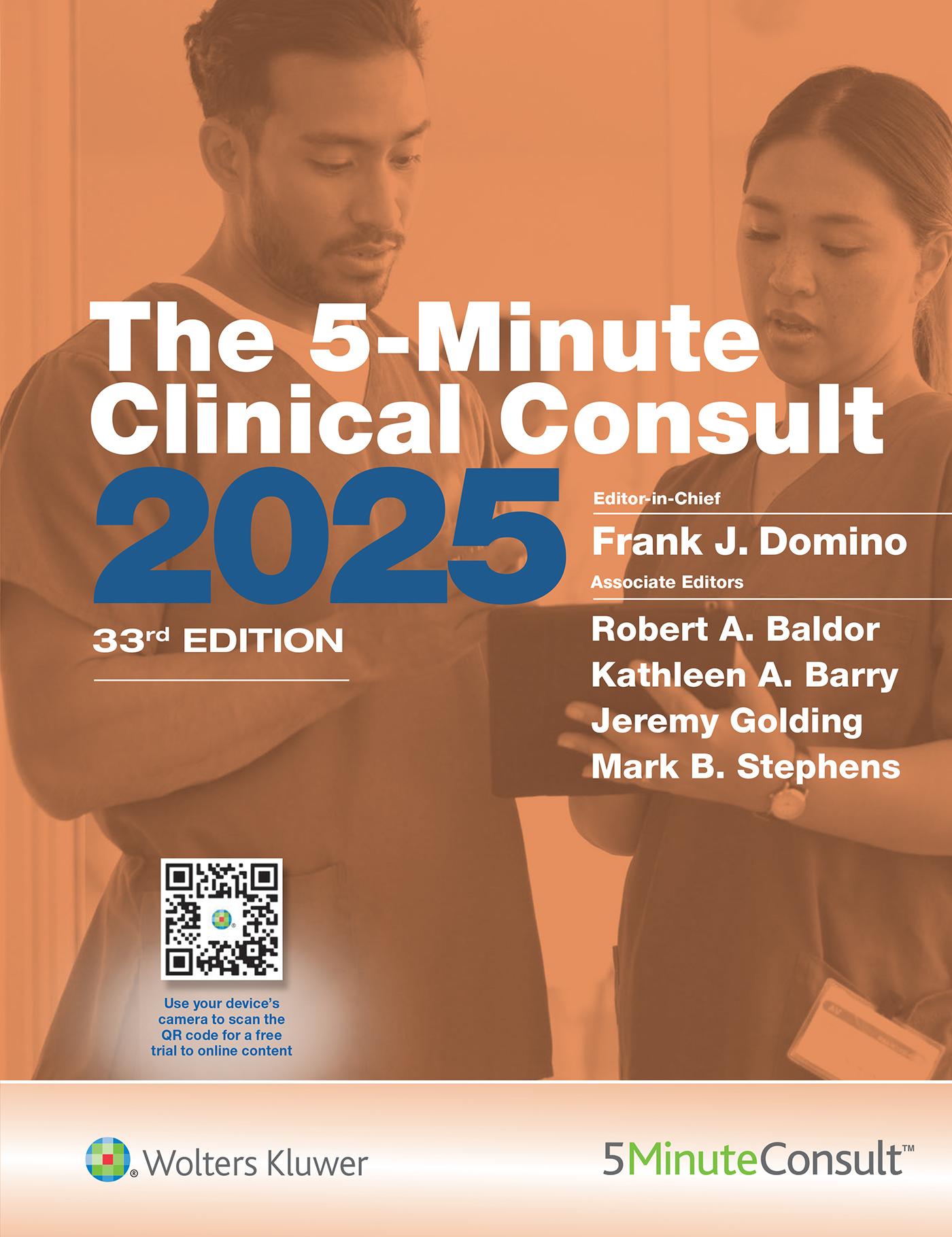 Cover: 9781975234720 | The 5-Minute Clinical Consult 2025 | Frank J Domino | Buch | Englisch