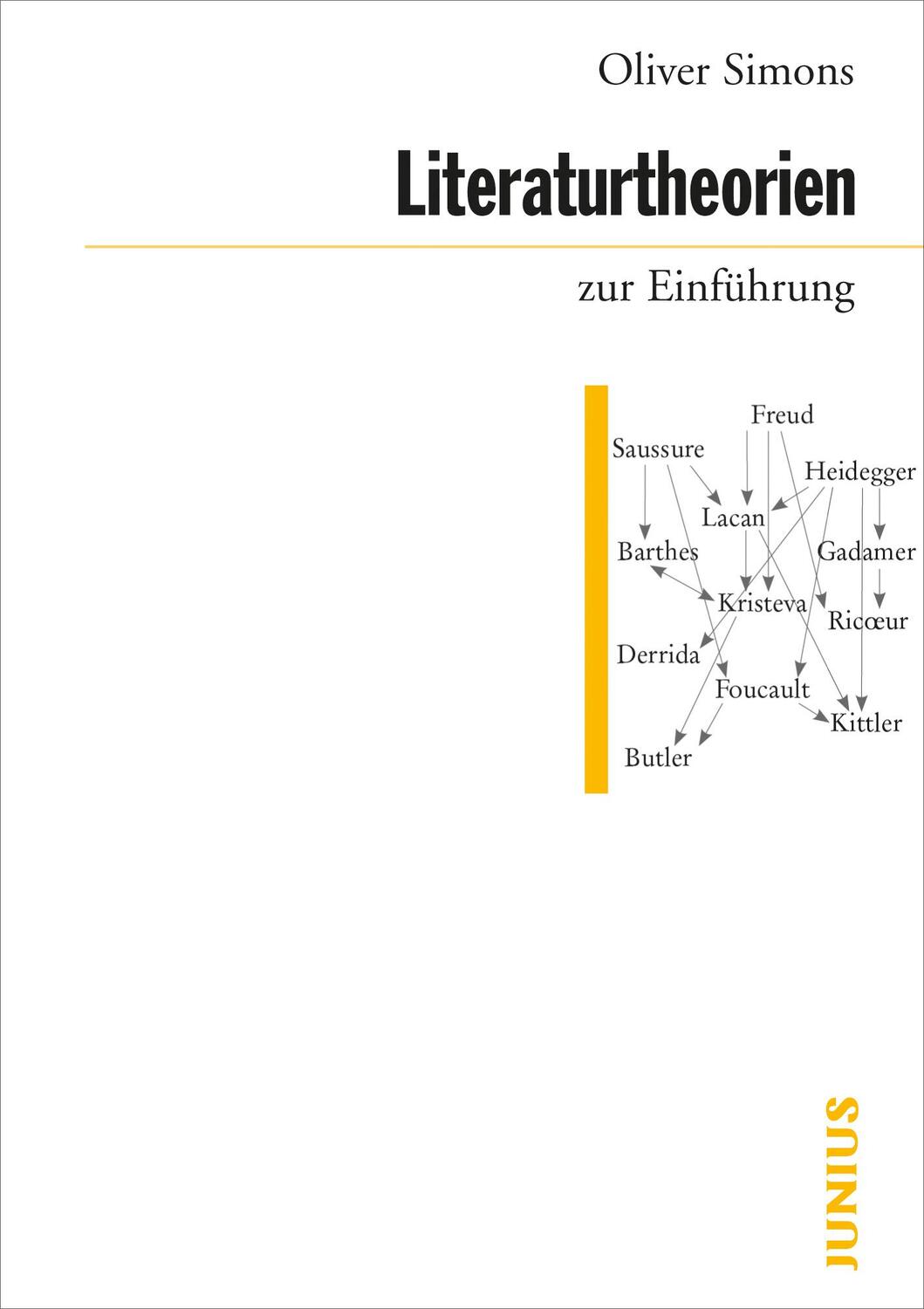 Cover: 9783885060833 | Literaturtheorien zur Einführung | Oliver Simons | Taschenbuch | 2014