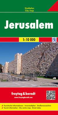 Cover: 9783707907896 | Jerusalem 1 : 10 000. Stadtplan | (Land-)Karte | Deutsch | 2019