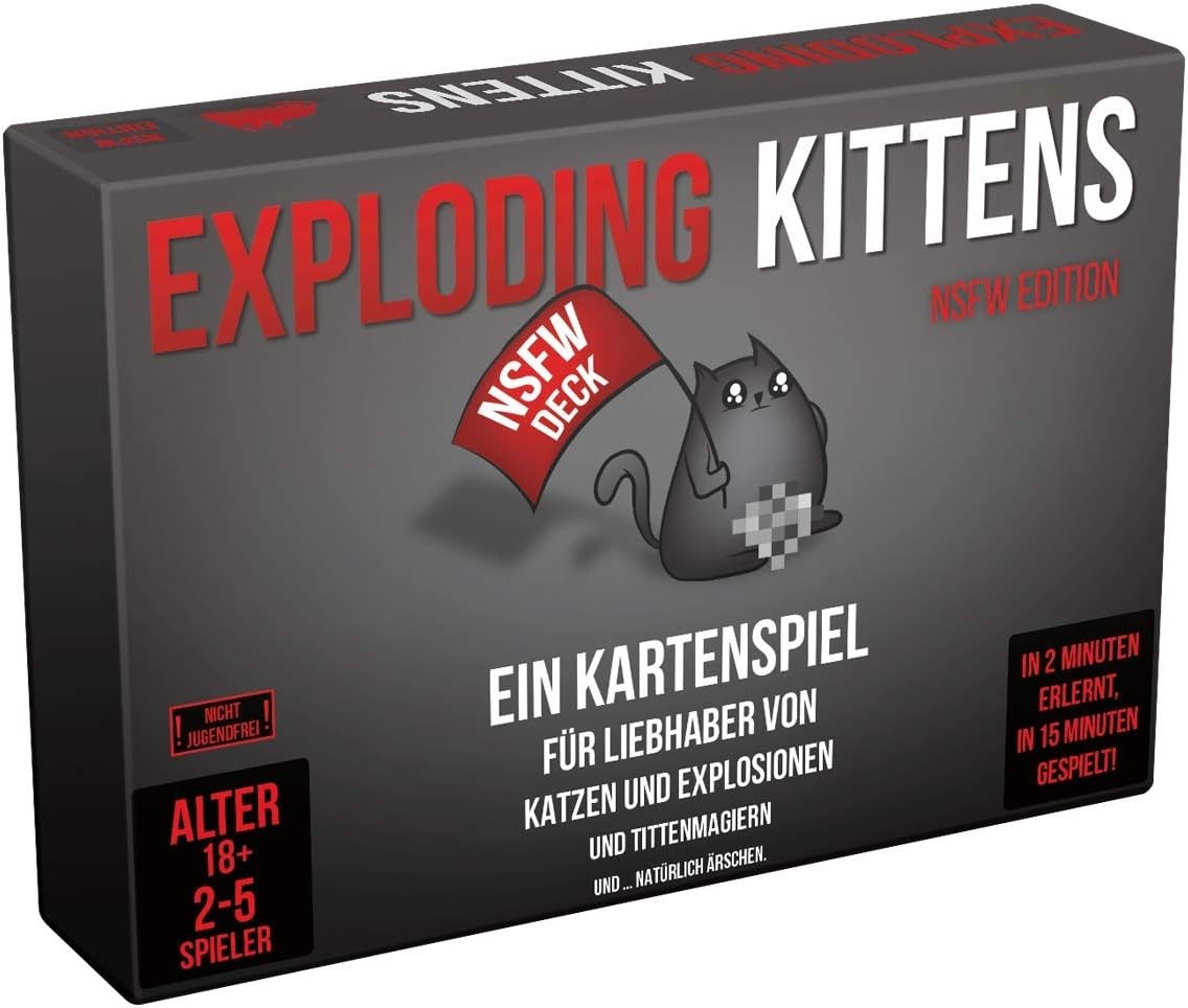 Cover: 810083044156 | Exploding Kittens NSFW Edition | Spiel | Deutsch | 2024 | Asmodee GmbH