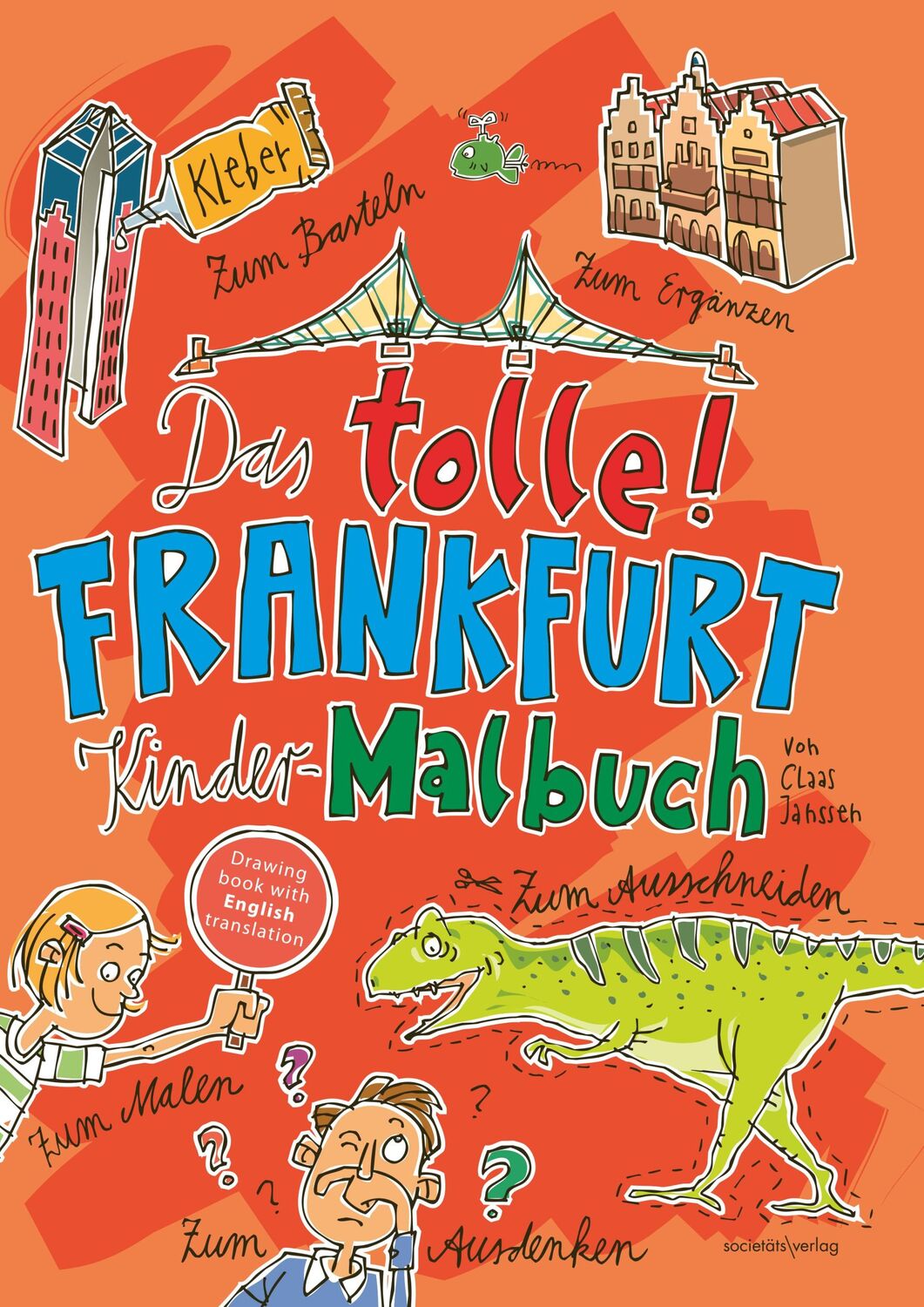 Cover: 9783955424688 | Das tolle Frankfurt Kinder-Malbuch | Claas Janssen | Taschenbuch