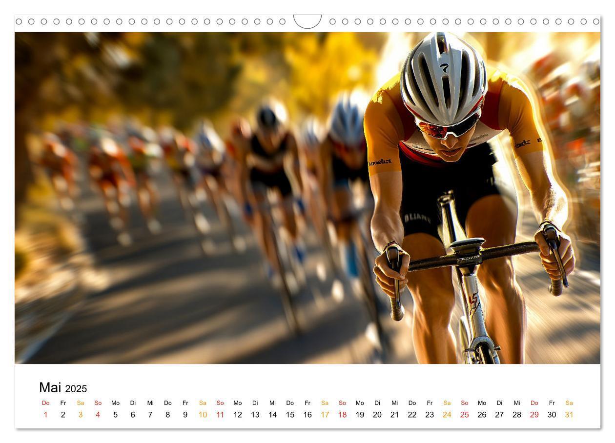 Bild: 9783457226391 | Triathlon Power (Wandkalender 2025 DIN A3 quer), CALVENDO...