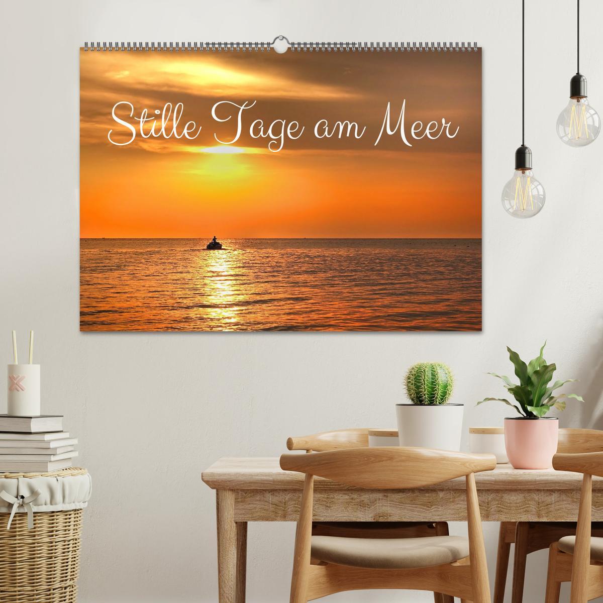 Bild: 9783383950032 | Stille Tage am Meer (Wandkalender 2025 DIN A2 quer), CALVENDO...