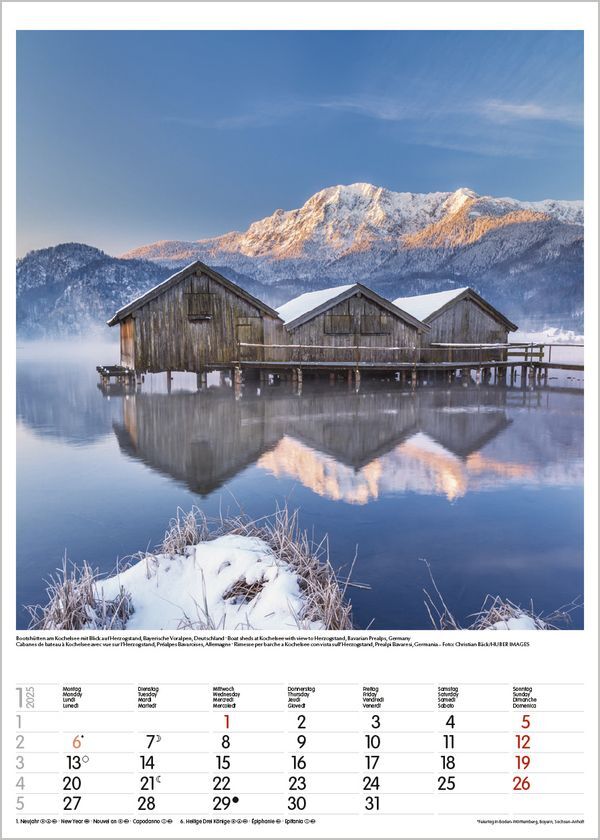 Bild: 9783731876090 | Alpen 2025 | Wandkalender mit Fotos von den Alpen. Format 30 x 42 cm.