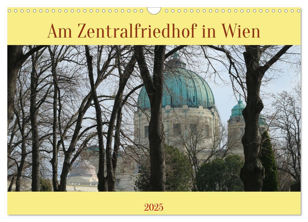 Cover: 9783457205877 | Am Zentralfriedhof in Wien (Wandkalender 2025 DIN A3 quer),...