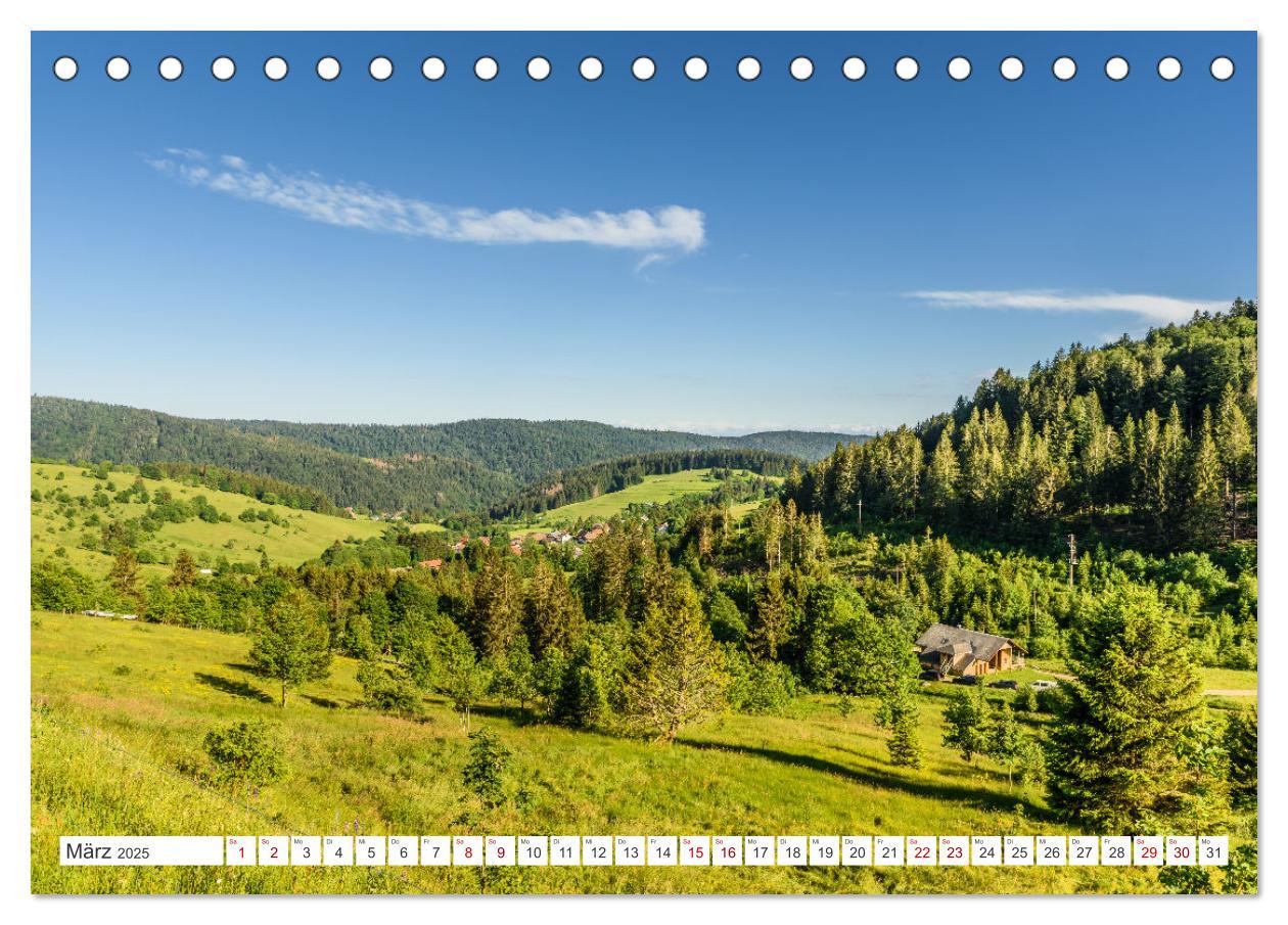 Bild: 9783435691272 | Schwarzwald (Tischkalender 2025 DIN A5 quer), CALVENDO Monatskalender