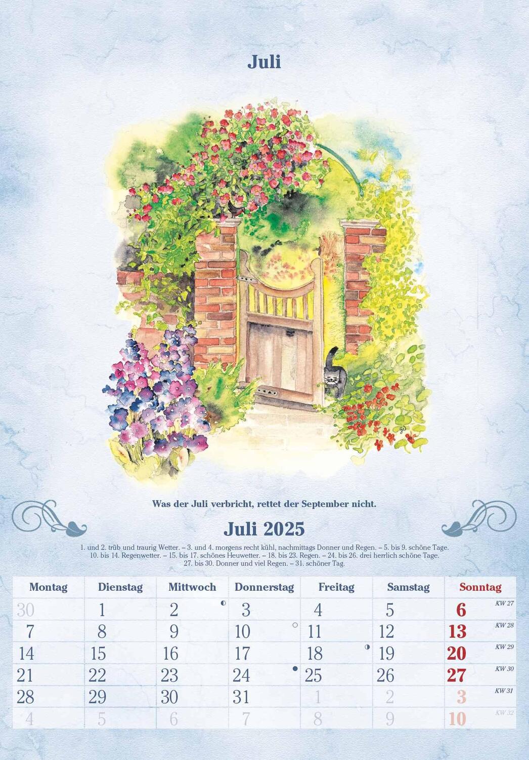 Bild: 4251732341053 | 100-jähriger Kalender 2025 - Bildkalender 23,7x34 cm - mit...