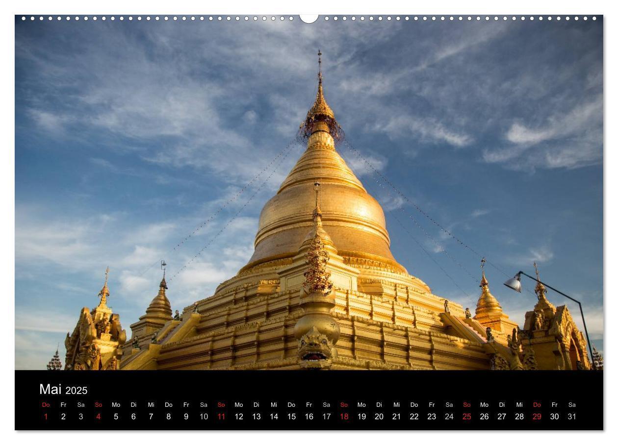 Bild: 9783435746644 | Myanmar 2025 (Wandkalender 2025 DIN A2 quer), CALVENDO Monatskalender