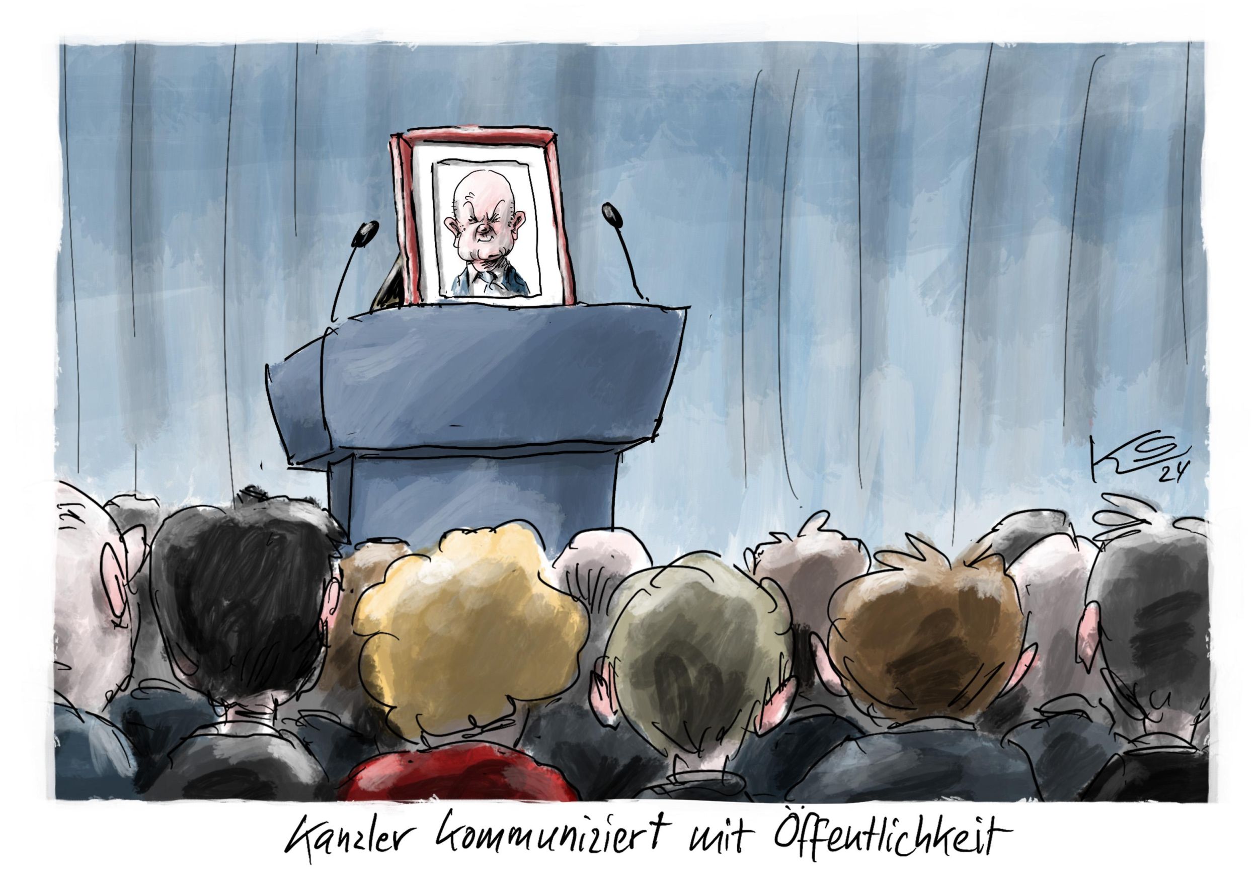 Bild: 9783946972884 | Stuttmann Karikaturen 2024 | Klaus Stuttmann (u. a.) | Taschenbuch