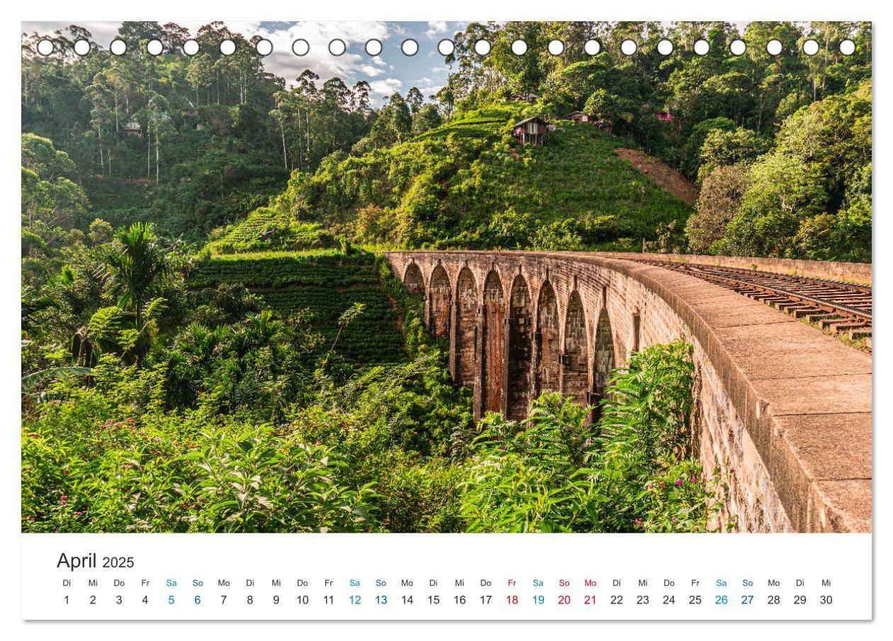 Bild: 9783435148707 | Traumziel Sri Lanka (Tischkalender 2025 DIN A5 quer), CALVENDO...