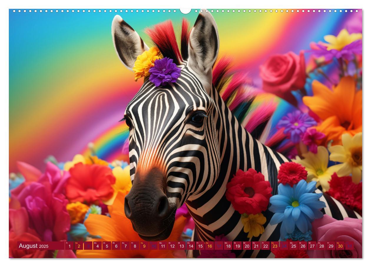 Bild: 9783457146200 | ZEBRAS - Modern Art (hochwertiger Premium Wandkalender 2025 DIN A2...