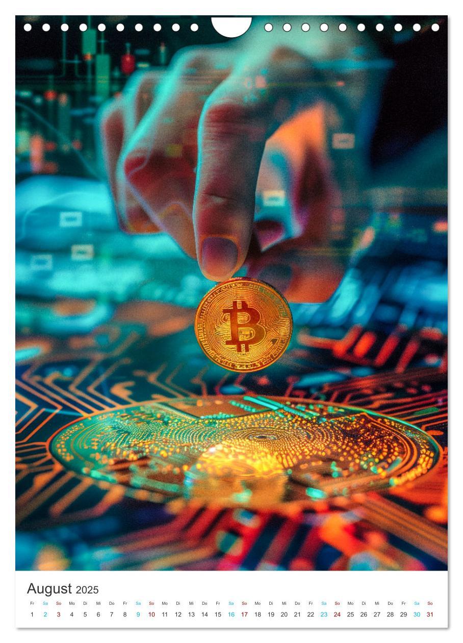 Bild: 9783457175156 | Bitcoin Welten (Wandkalender 2025 DIN A4 hoch), CALVENDO...