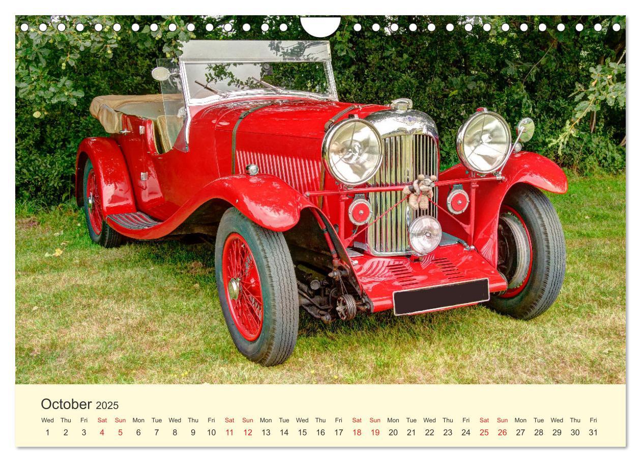 Bild: 9781325937387 | Iconic British Cars (Wall Calendar 2025 DIN A4 landscape), CALVENDO...