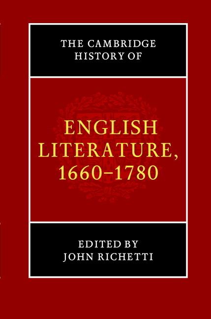 Cover: 9780521781442 | The Cambridge History of English Literature, 1660-1780 | John Richetti