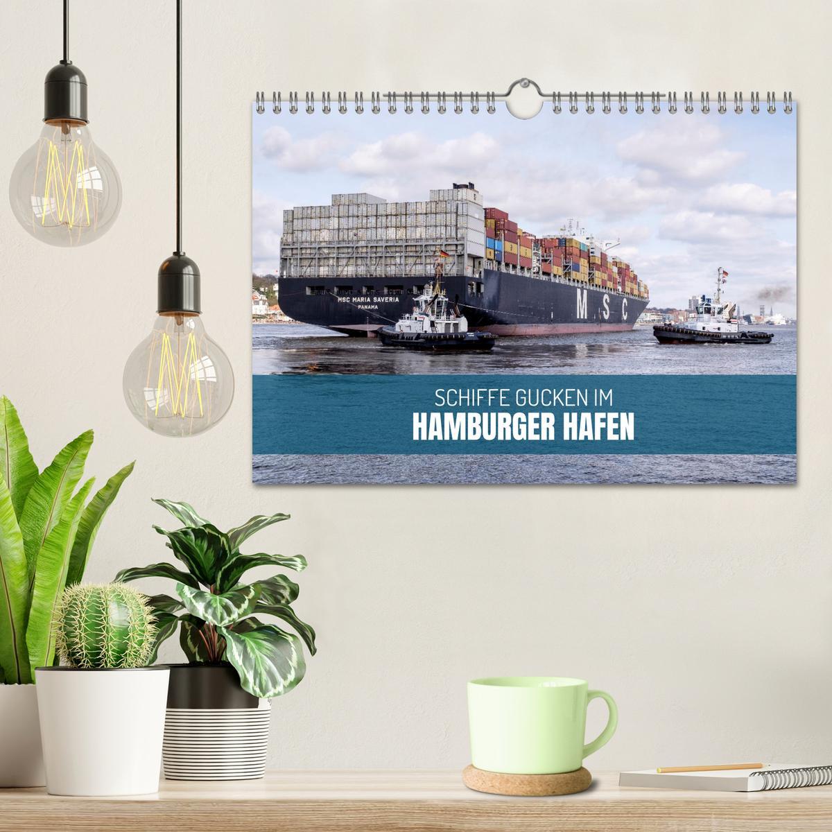 Bild: 9783383760204 | Schiffe gucken im Hamburger Hafen (Wandkalender 2025 DIN A4 quer),...