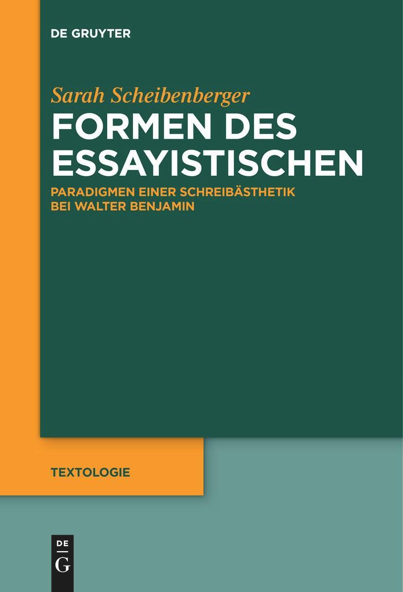 Cover: 9783111619651 | Formen des Essayistischen | Sarah Scheibenberger | Taschenbuch | IX