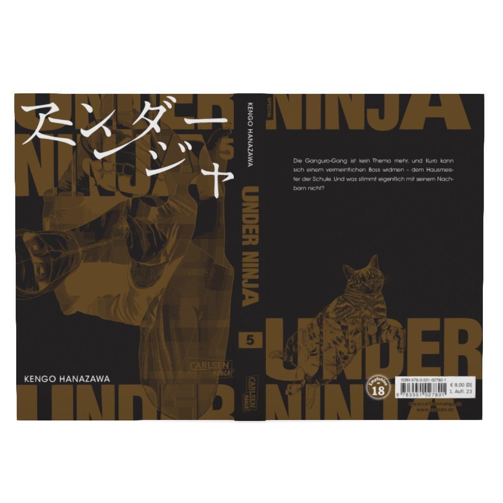 Bild: 9783551027801 | Under Ninja 5 | Spannende Ninja-Action im modernen Japan | Hanazawa