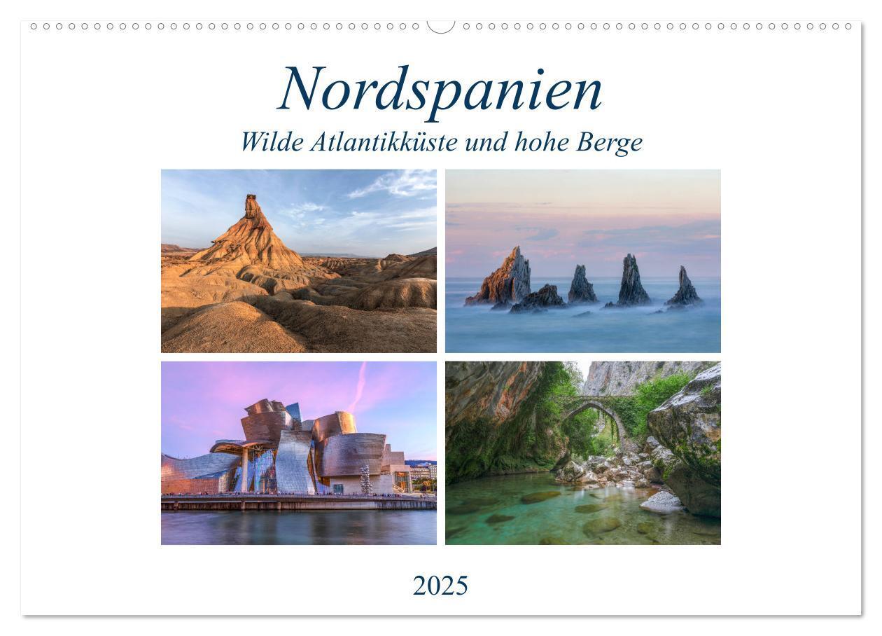 Cover: 9783435272334 | Nordspanien, wilde Atlantikküste und hohe Berge (Wandkalender 2025...