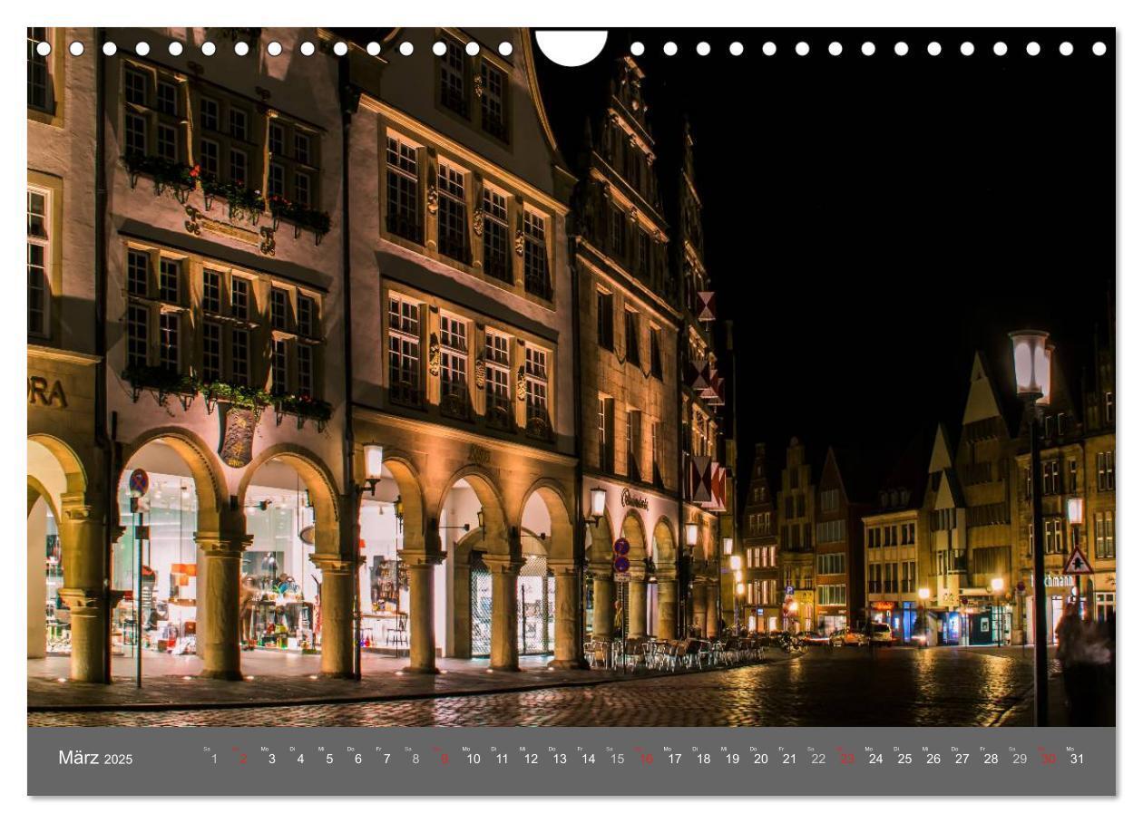 Bild: 9783435558889 | Leuchtendes Münster 2025 - die Metropole Westfalens (Wandkalender...