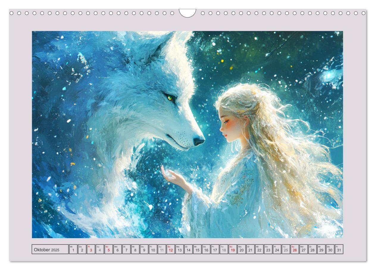 Bild: 9783457193952 | Traumwelten. Mangas mit magischen Begegnungen (Wandkalender 2025...