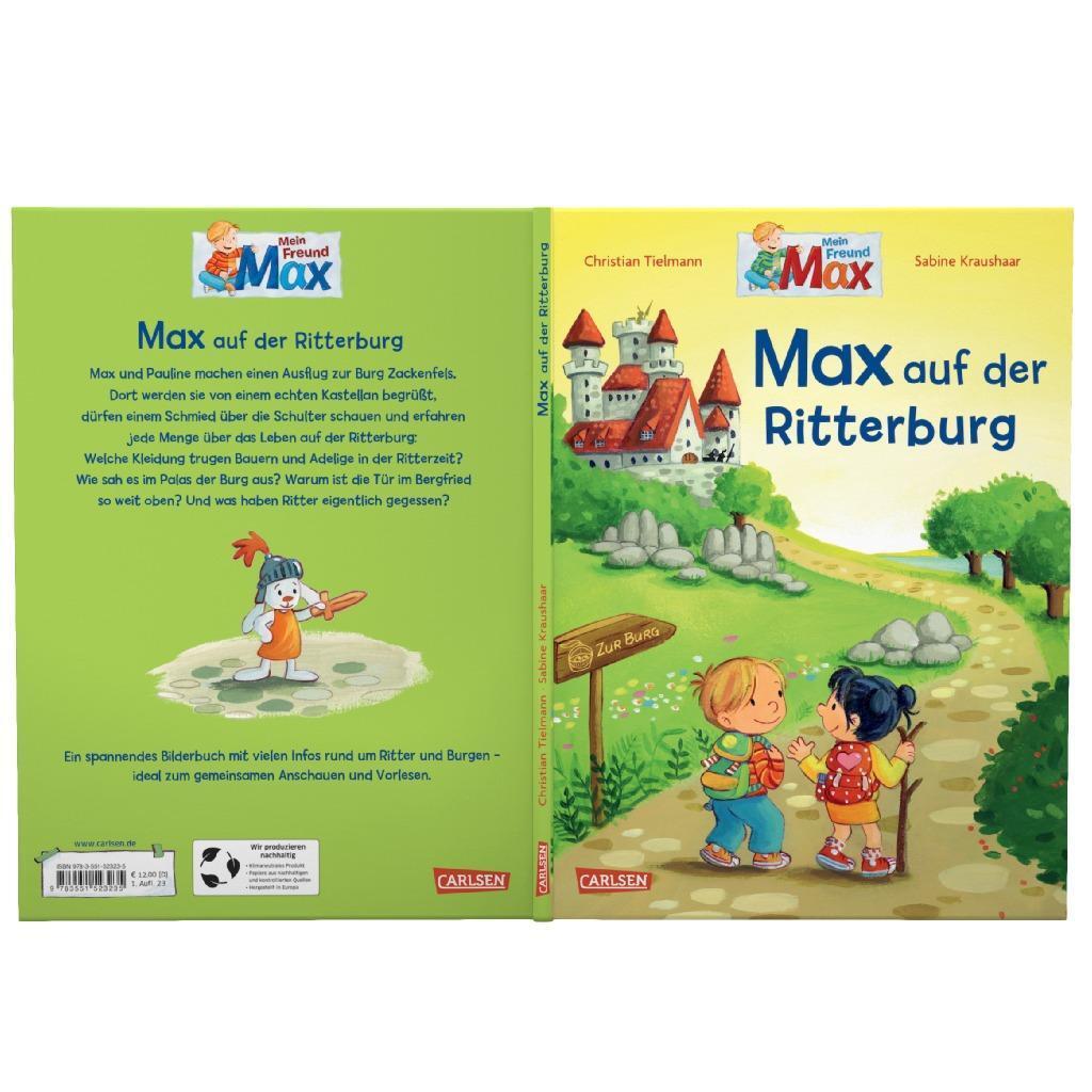 Bild: 9783551523235 | Max-Bilderbücher: Max auf der Ritterburg | Mein Freund MAX | Tielmann