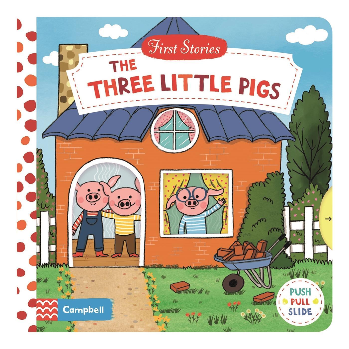 Cover: 9781509821037 | The Three Little Pigs | A Push, Pull, Slide Book | Campbell Books