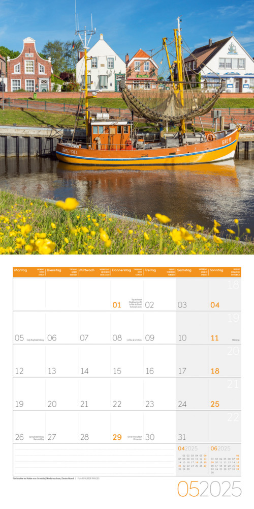 Bild: 9783838445137 | Am Meer Kalender 2025 - 30x30 | Ackermann Kunstverlag | Kalender