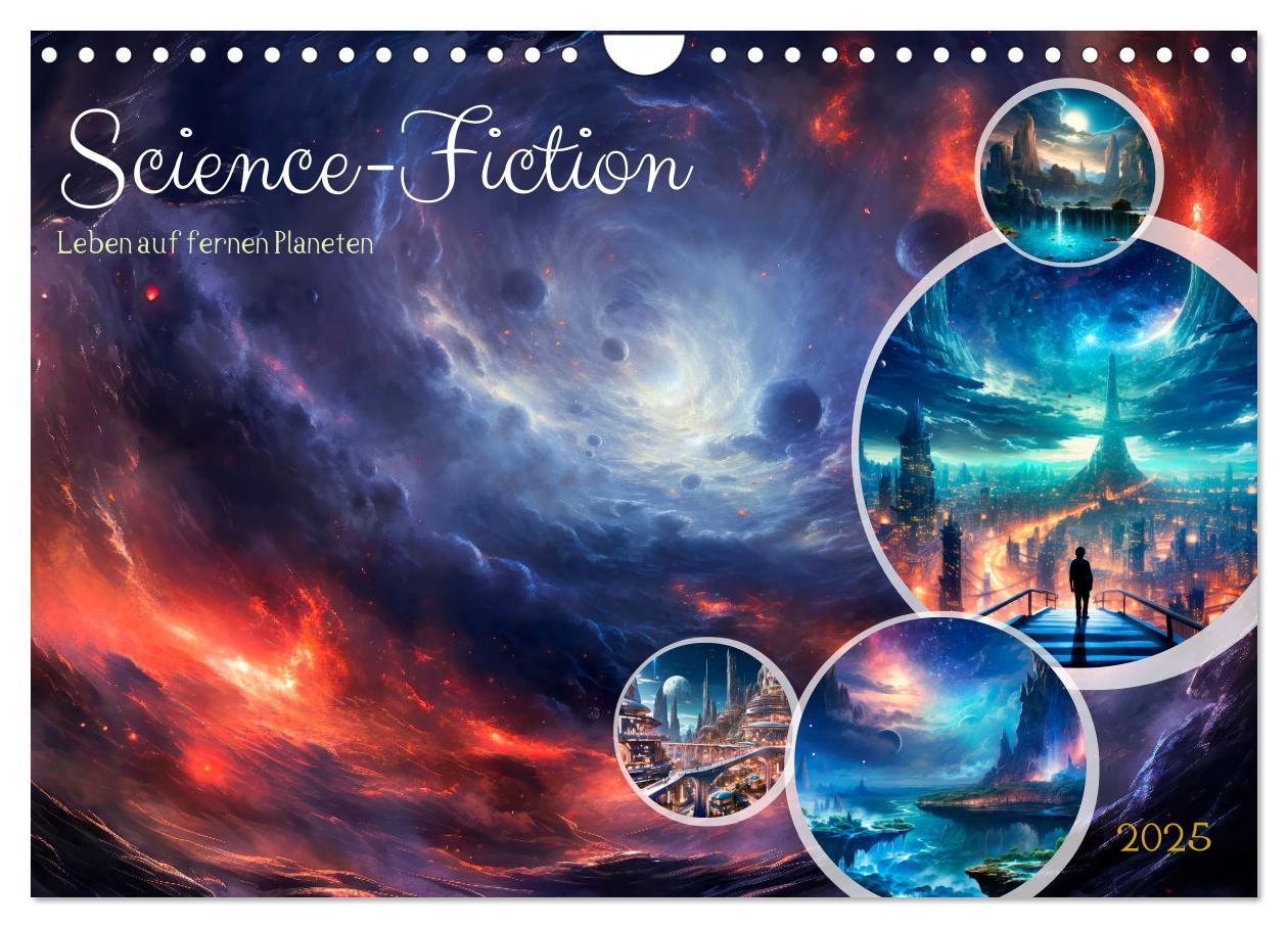 Cover: 9783383841729 | SCIENCE-FICTION Leben auf fernen Planeten (Wandkalender 2025 DIN A4...