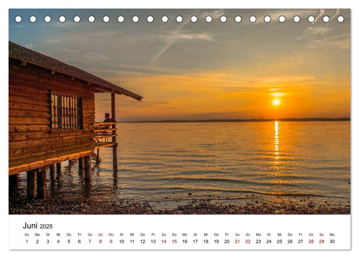 Bild: 9783435376179 | Der Chiemgau (Tischkalender 2025 DIN A5 quer), CALVENDO Monatskalender