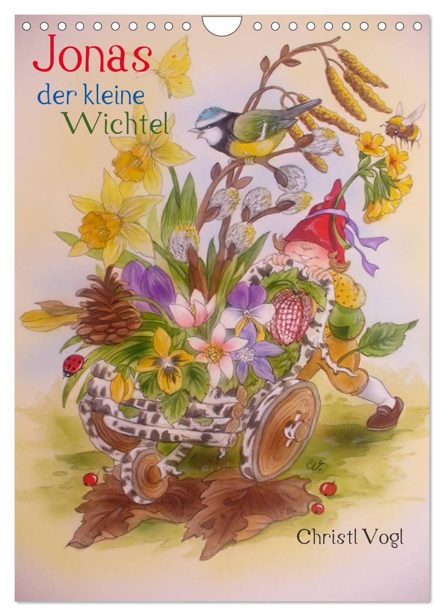 Cover: 9783457018545 | Jonas der kleine Wichtel (Wandkalender 2025 DIN A4 hoch), CALVENDO...