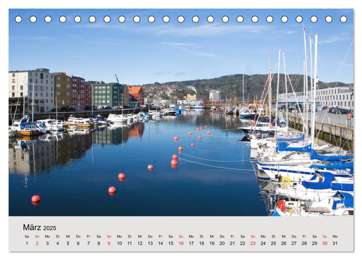 Bild: 9783435791606 | Mit den Hurtigruten unterwegs (Tischkalender 2025 DIN A5 quer),...