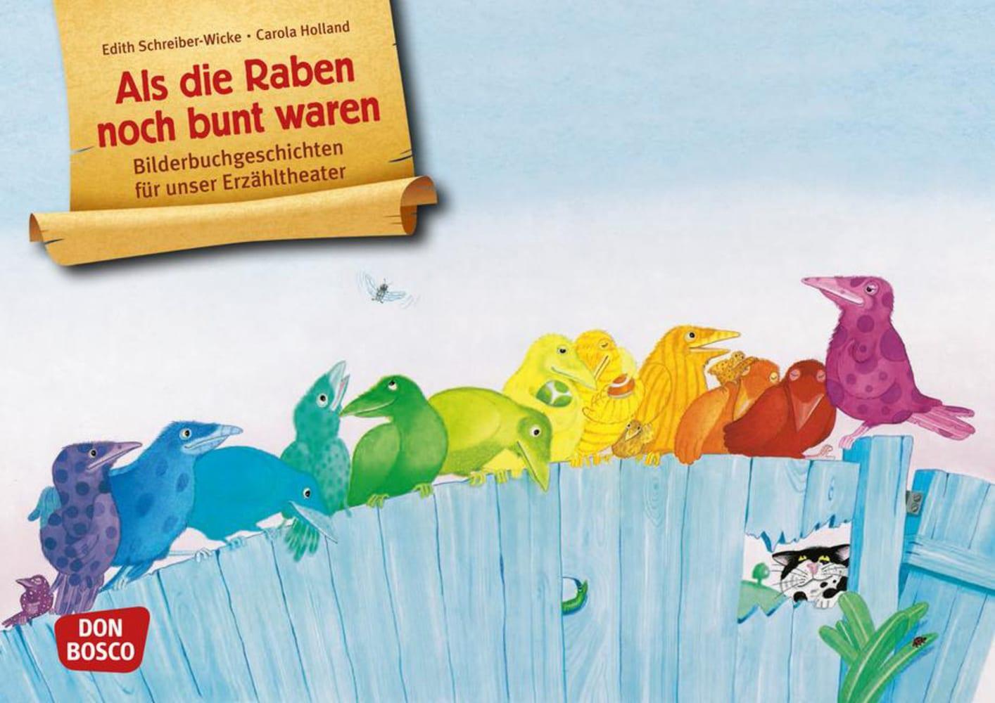 Cover: 4260179512377 | Als die Raben noch bunt waren. Kamishibai Bildkartenset | Box | 13 S.